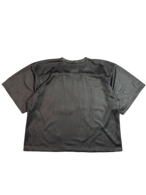 Double Layer Tribal Mesh Jersey (Black)