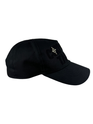 Blacked Out Corporate Target Hat with .925 Silver pins