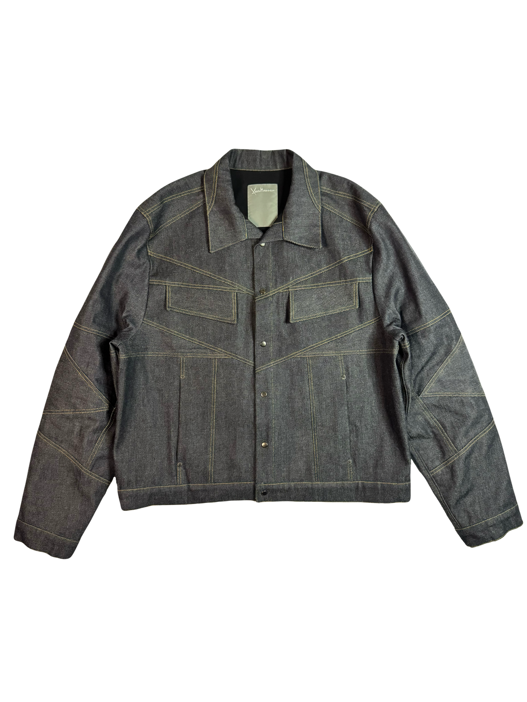 Type 1 K Moto Raw Denim Trucker Jacket