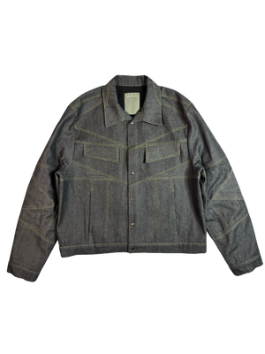 Type 1 K Moto Raw Denim Trucker Jacket