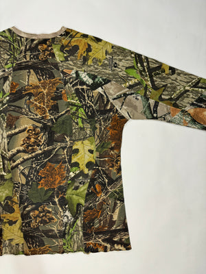 Crescent Raglan Multi Camo Long Sleeve