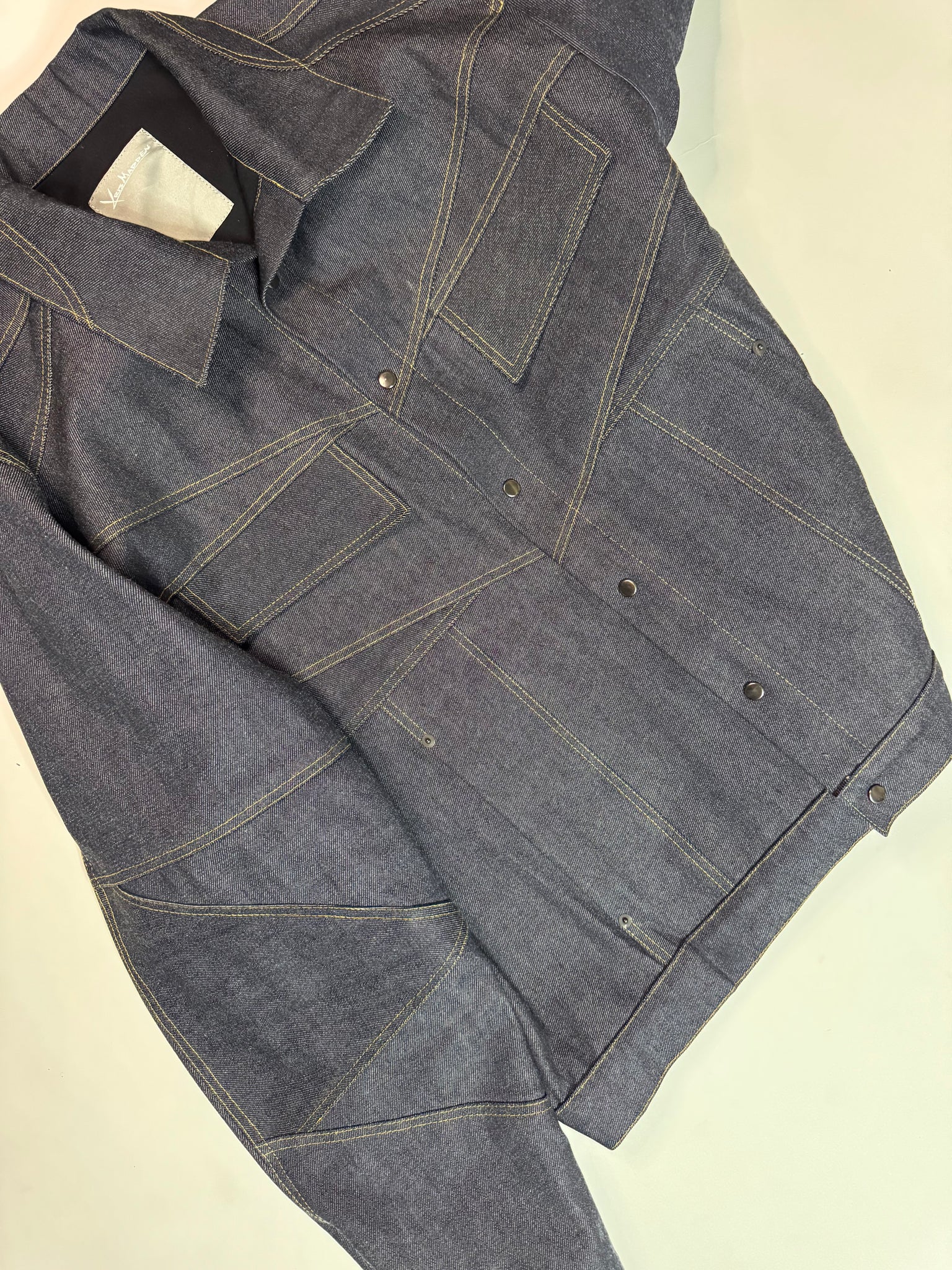 Type 1 K Moto Raw Denim Trucker Jacket
