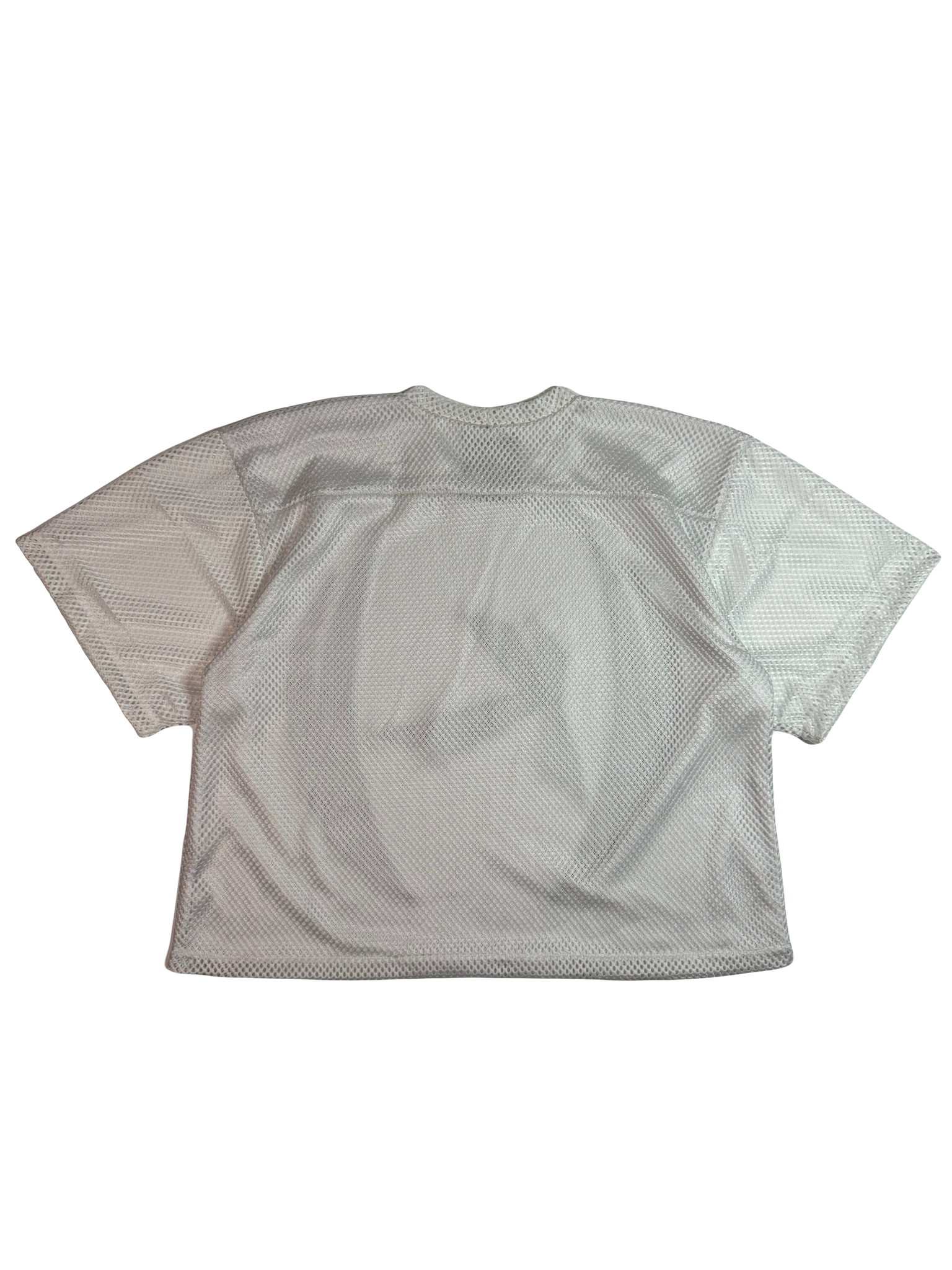 Double Layer Tribal Mesh Jersey (White)