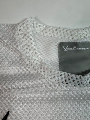 Double Layer Tribal Mesh Jersey (White)
