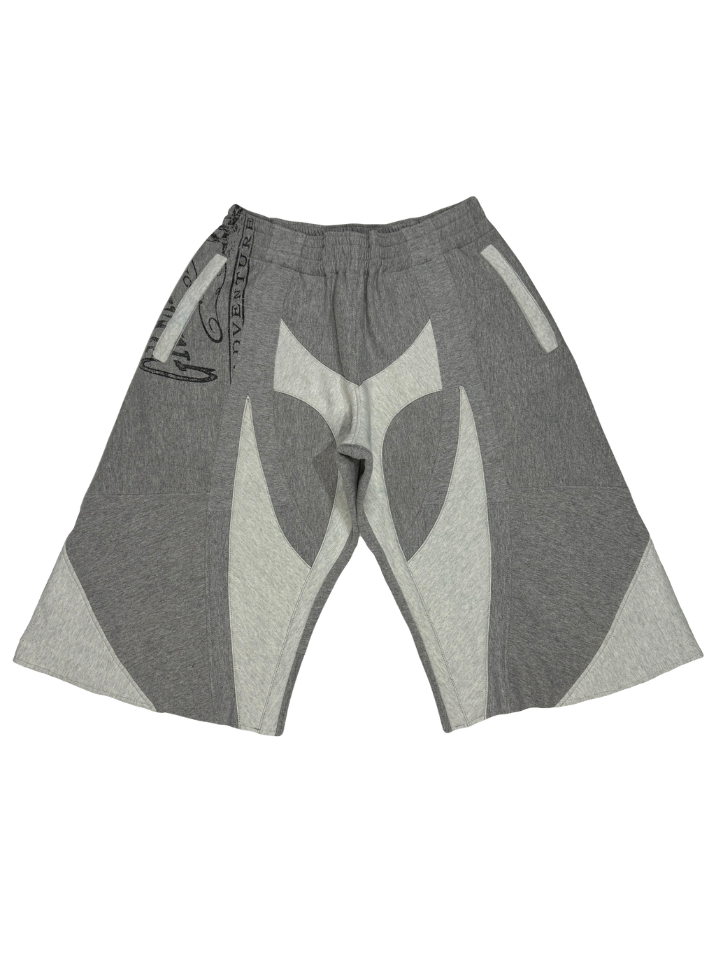 Wrapped Sweatshorts light and dark grey