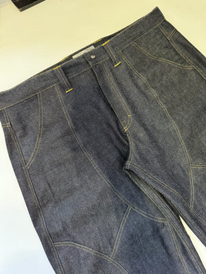 Intertwined Raw Denim Jeans