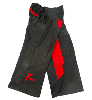 Wrapped Sweatpants (Black and Red