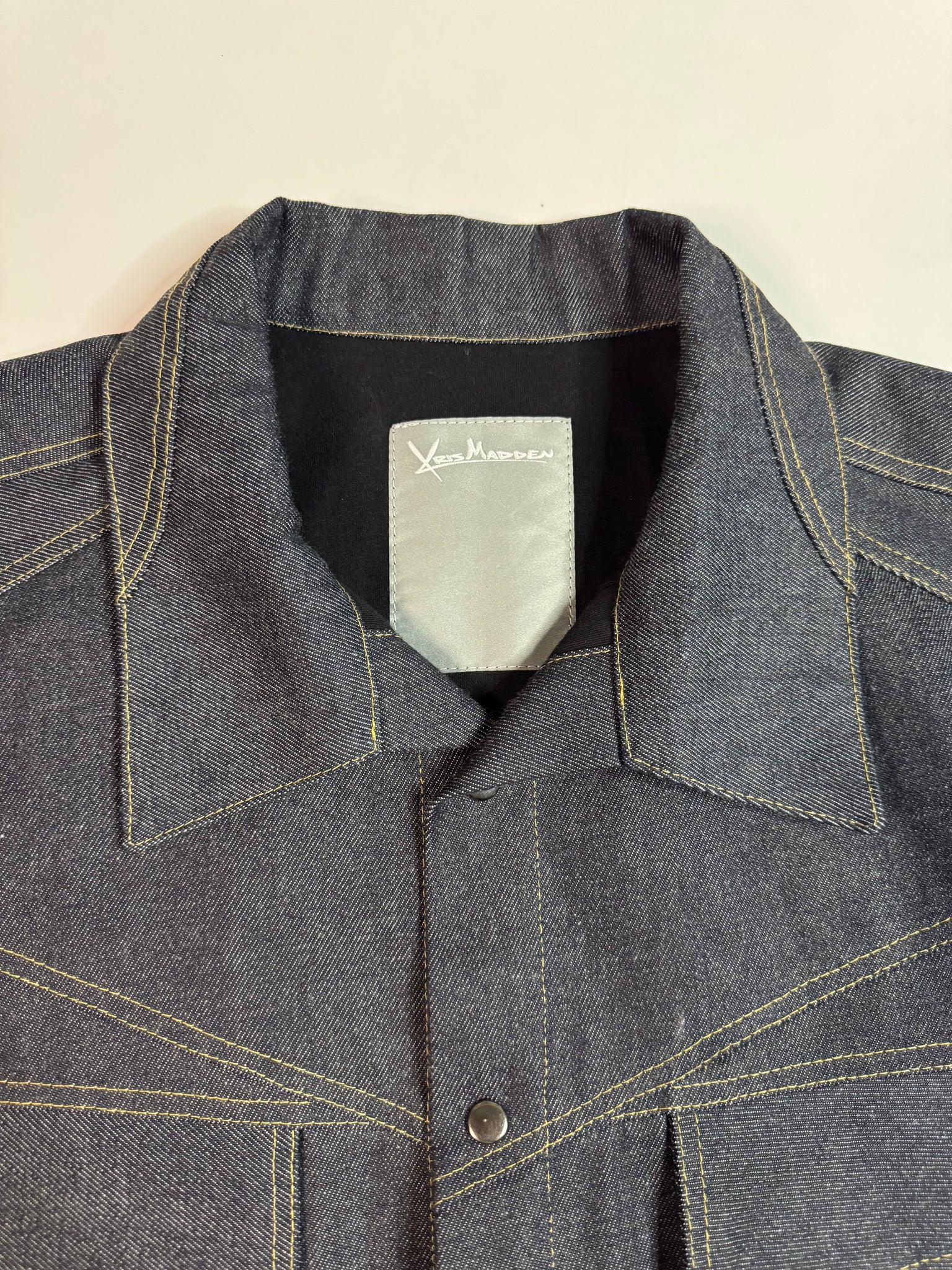 Type 1 K Moto Raw Denim Trucker Jacket