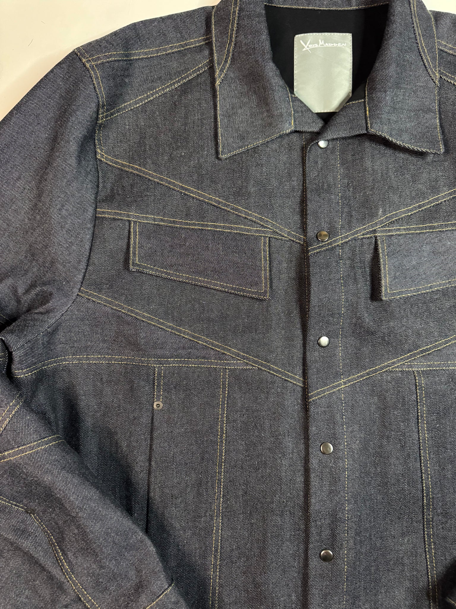 Type 1 K Moto Raw Denim Trucker Jacket
