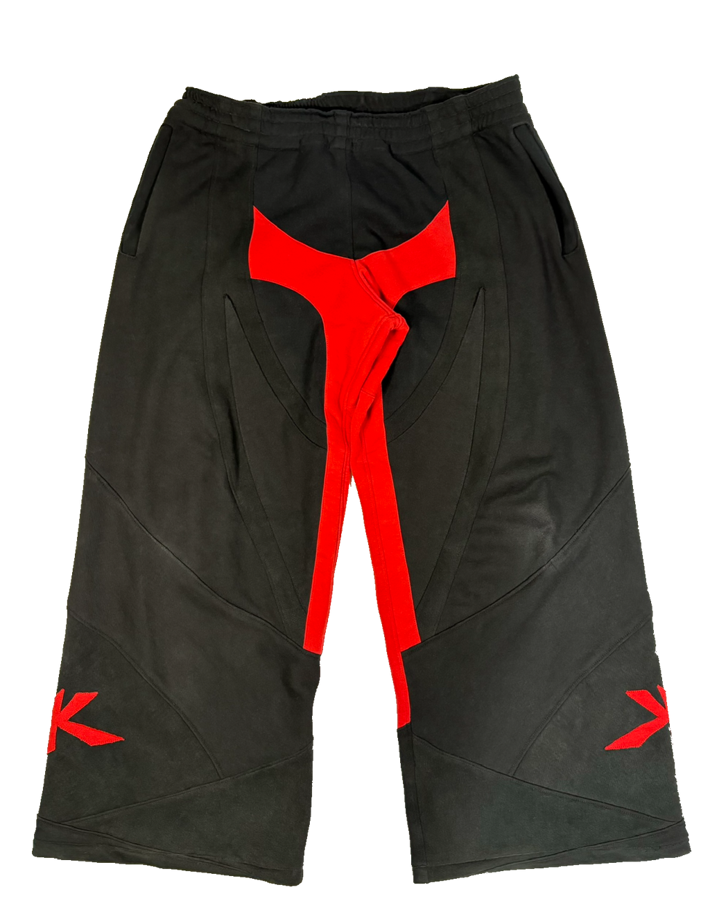 Wrapped Sweatpants (Black and Red