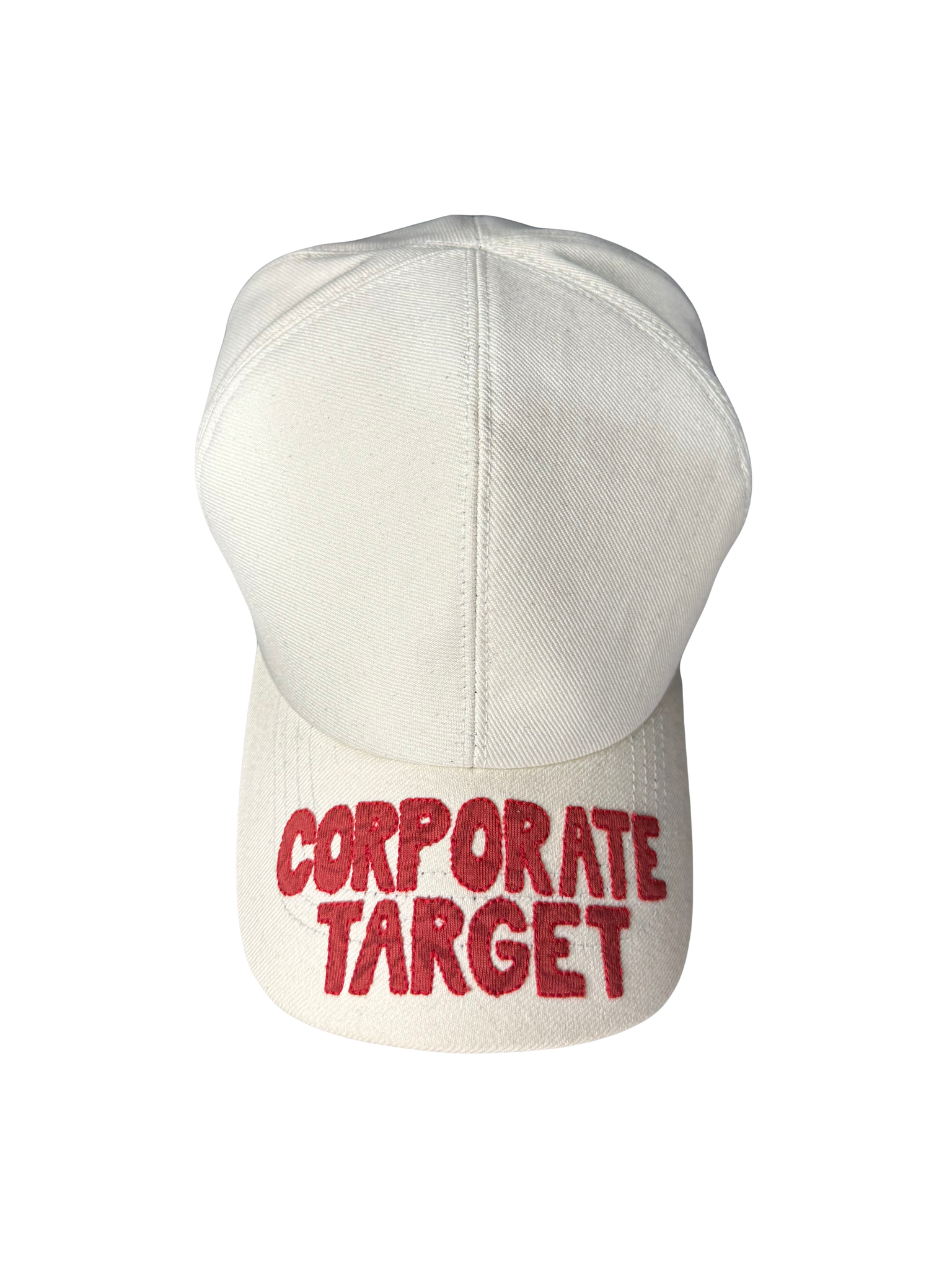 Corporate Target Brim White with Red ( 1 of 1 )