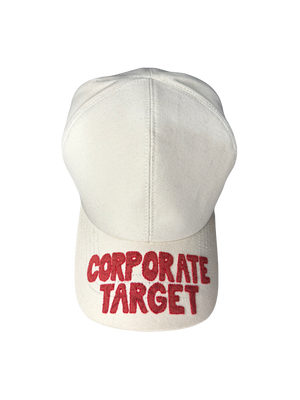 Corporate Target Brim White with Red ( 1 of 1 )