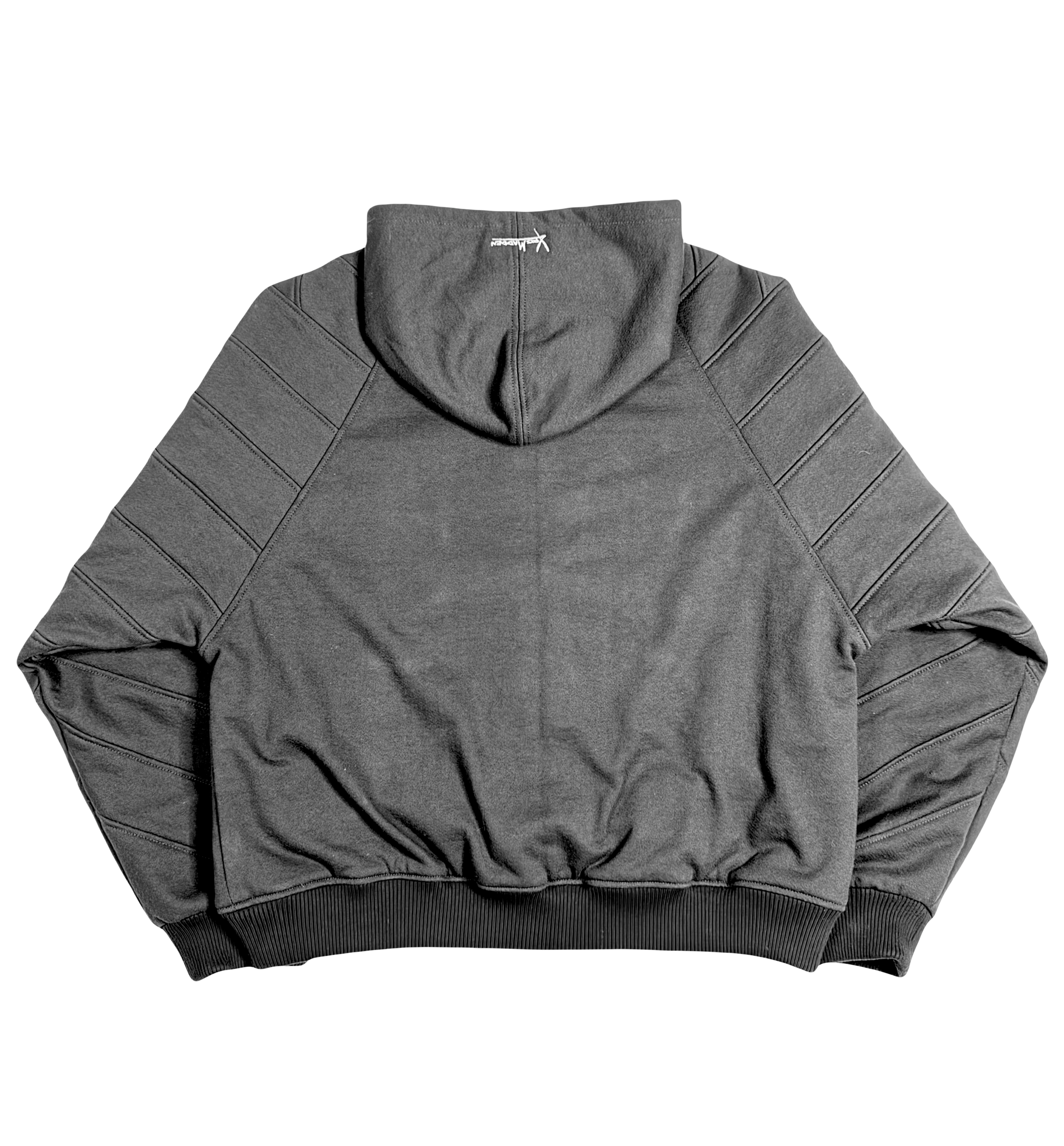 Herringbone Zip-Up Hoodie