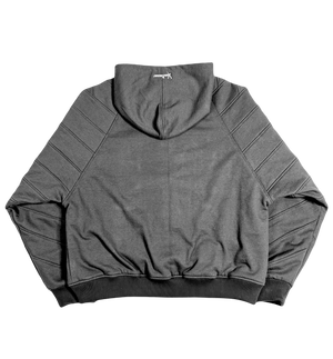 Herringbone Zip-Up Hoodie
