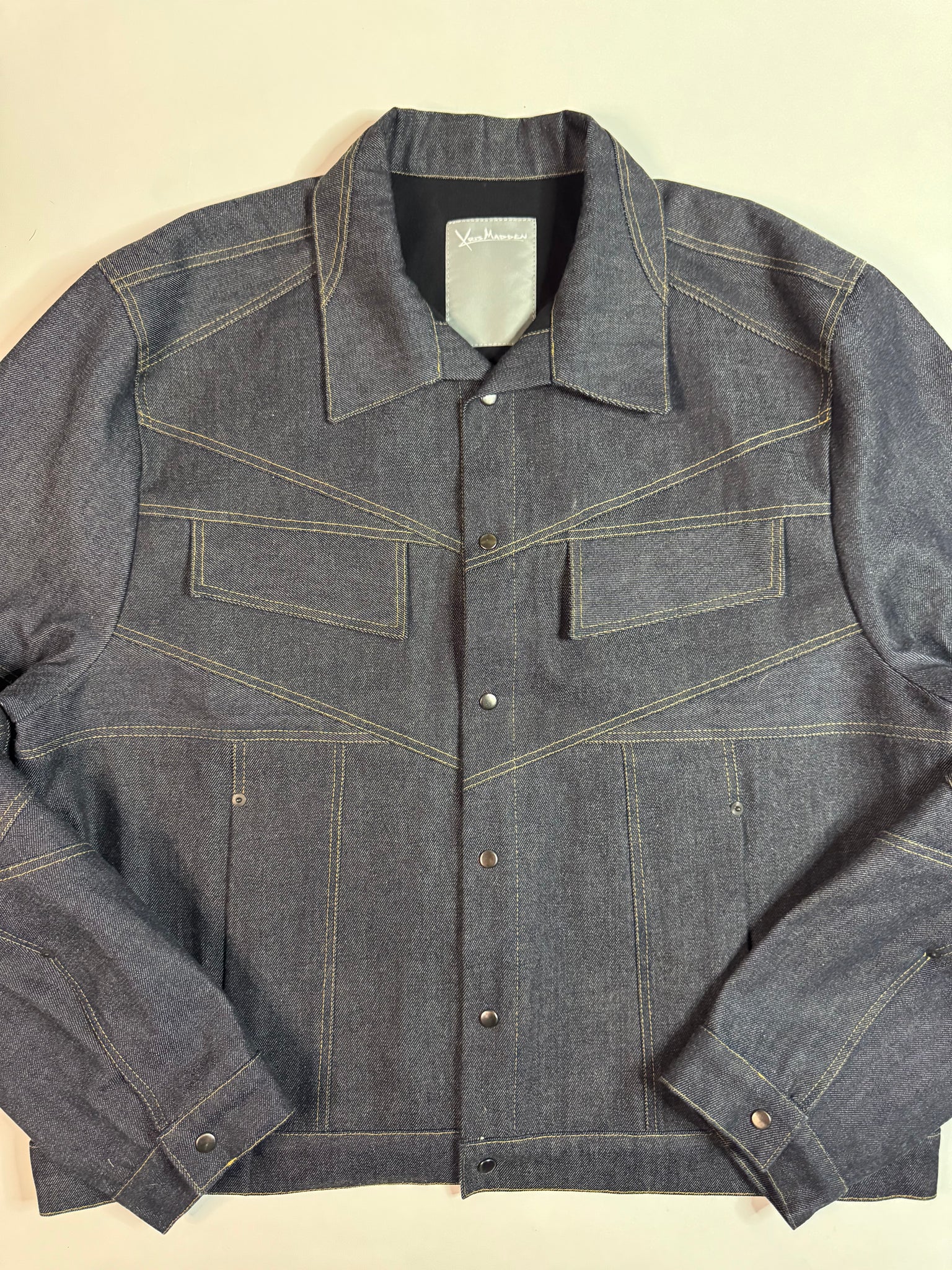 Type 1 K Moto Raw Denim Trucker Jacket