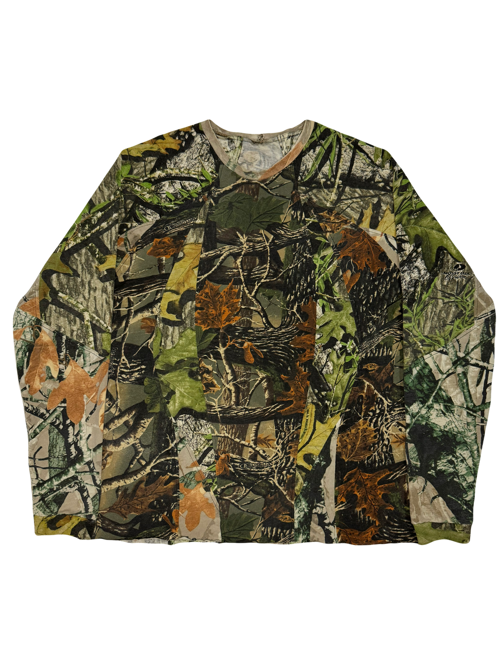 Crescent Raglan Multi Camo Long Sleeve