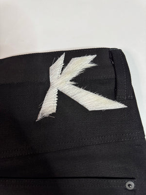 Slanted Cargo Shorts (Black)
