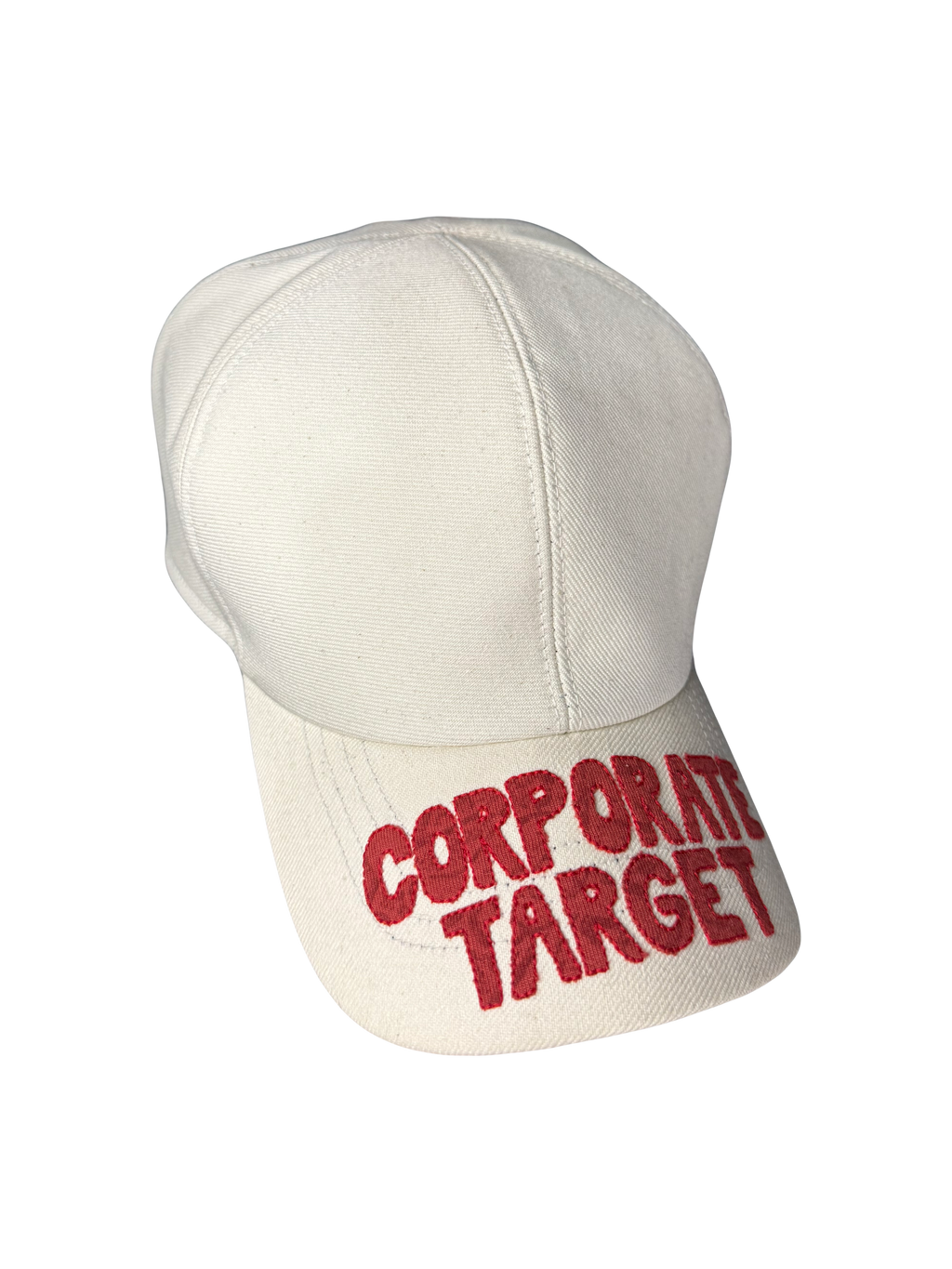 Corporate Target Brim White with Red ( 1 of 1 )