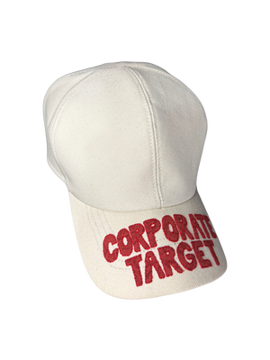 Corporate Target Brim White with Red ( 1 of 1 )