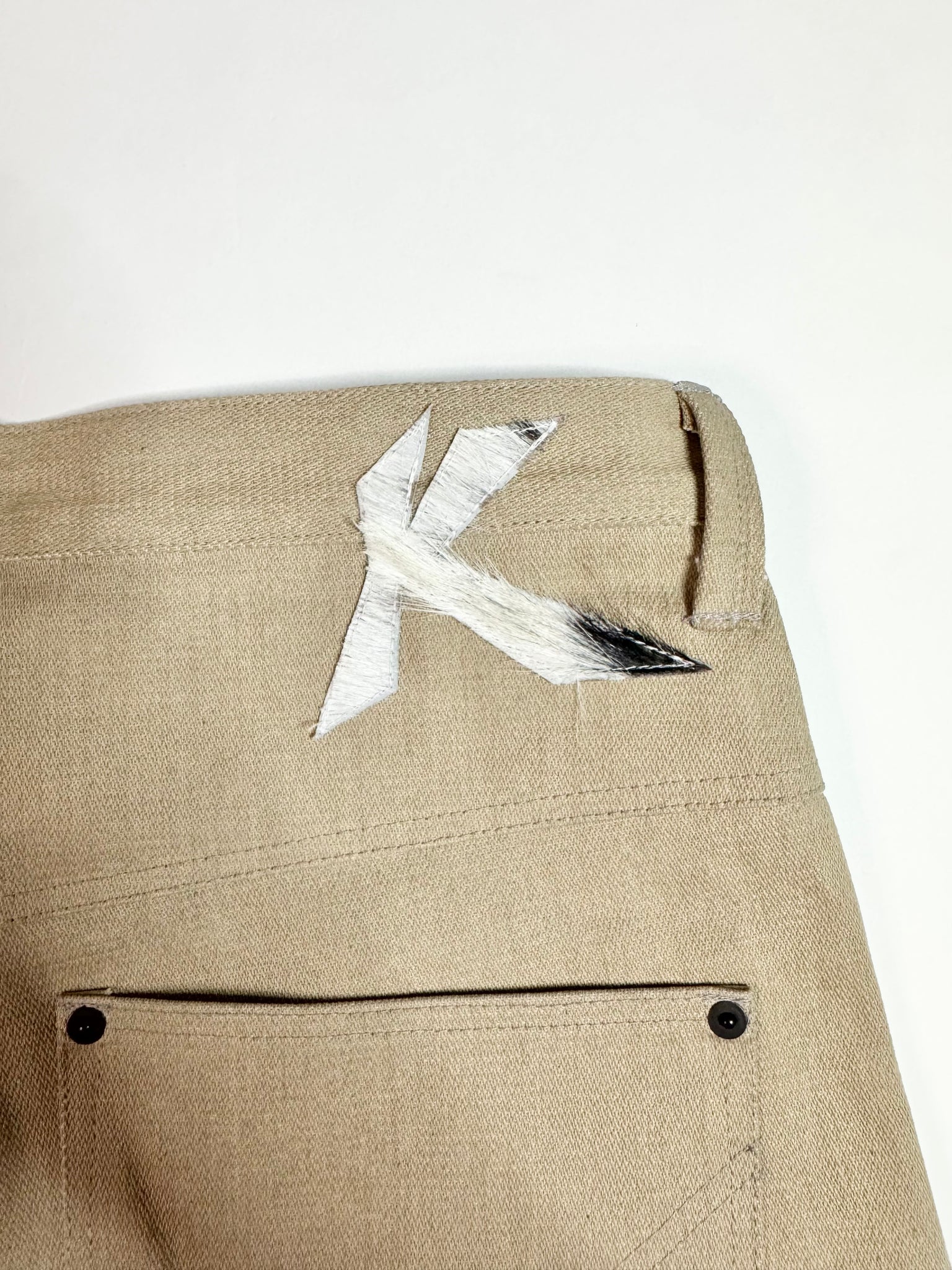 Slanted Cargo Shorts (Khaki Tan)