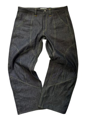 Intertwined Raw Denim Jeans