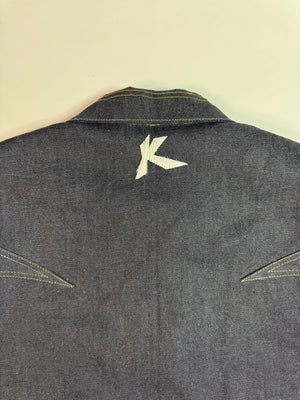 Type 1 K Moto Raw Denim Trucker Jacket