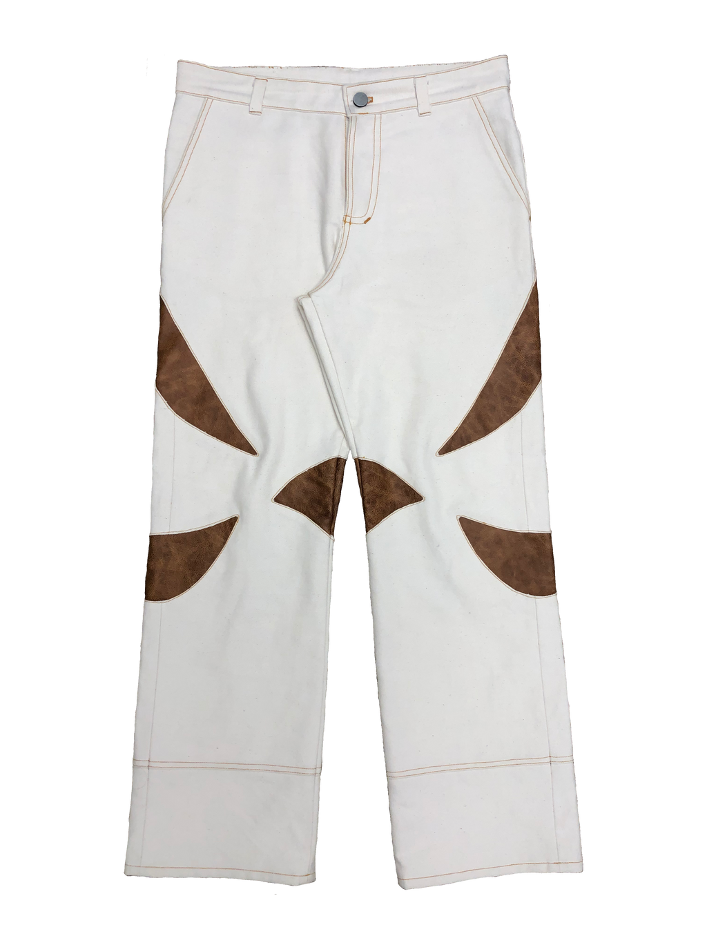Apex Leather Denim Pants