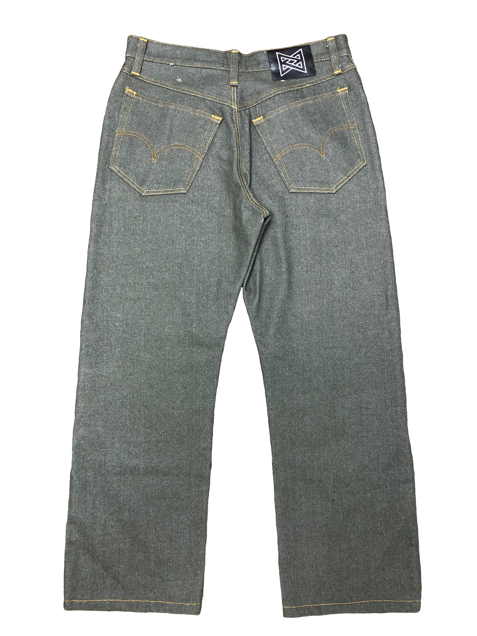 Diamond Double Knees (Raw Denim)