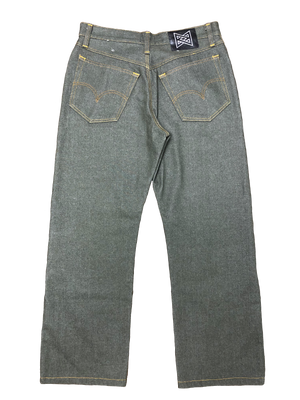 Diamond Double Knees (Raw Denim)