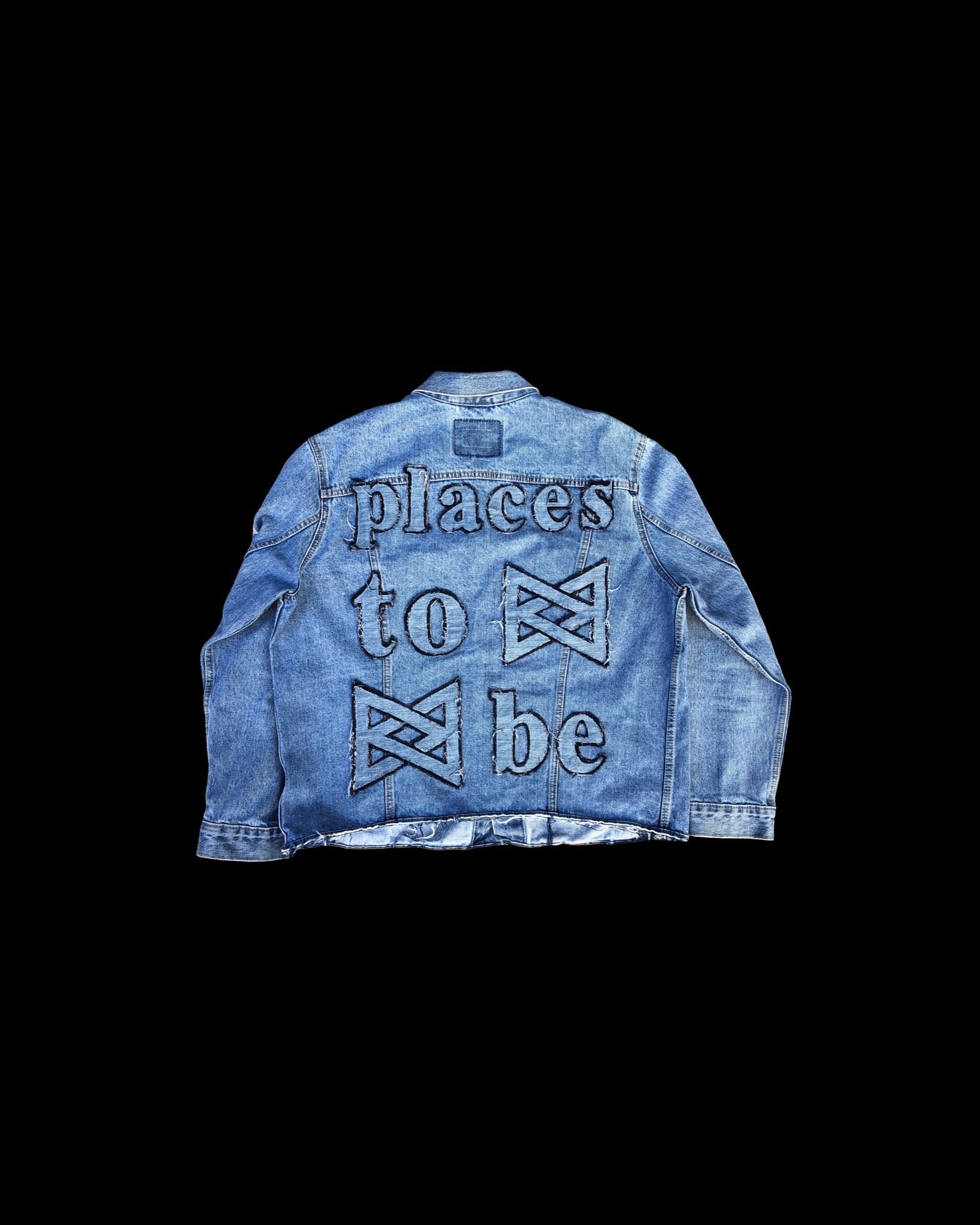 “places to be” Trucker Jacket