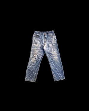 Fractal Fray Denim