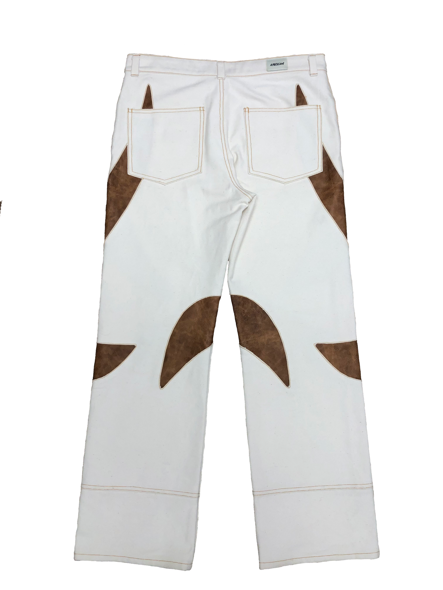 Apex Leather Denim Pants