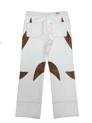 Apex Leather Denim Pants