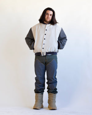Slanted Bomber Jacket